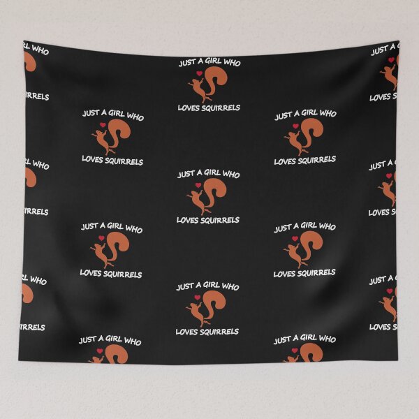 Item preview, Just a girl who loves squirrels animal lover gift designed and sold by CareShare Design.
