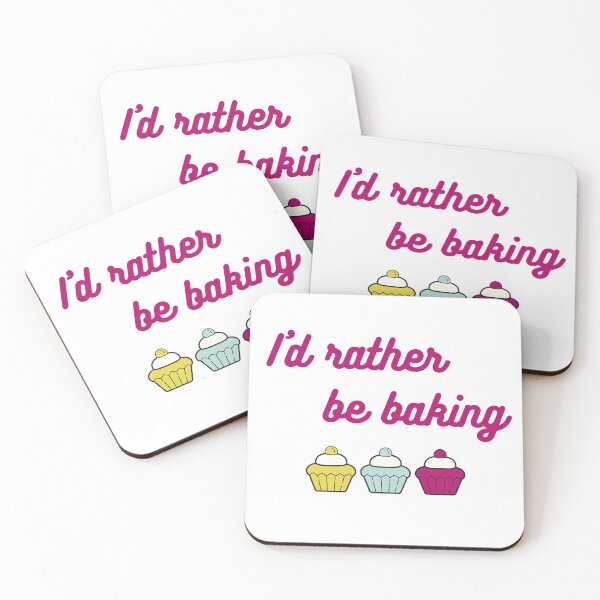 Item preview, I'd rather be baking slogan designed and sold by sugarrosekitch.