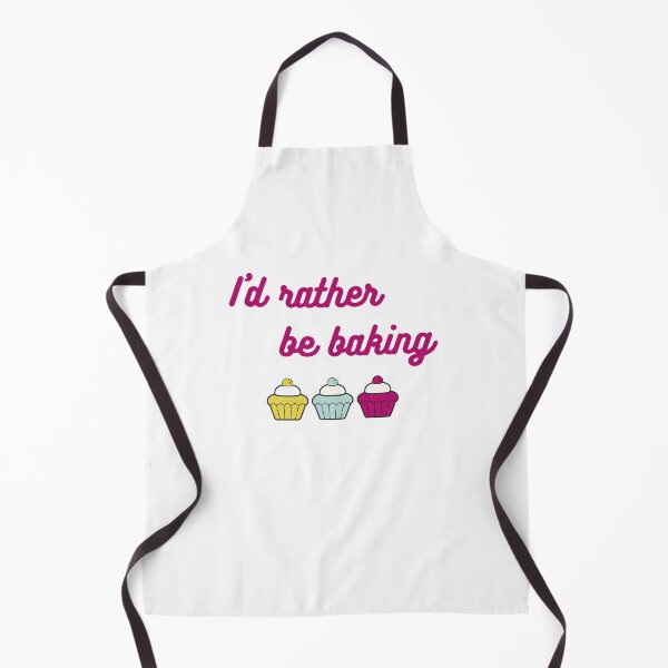 Item preview, I'd rather be baking slogan designed and sold by sugarrosekitch.