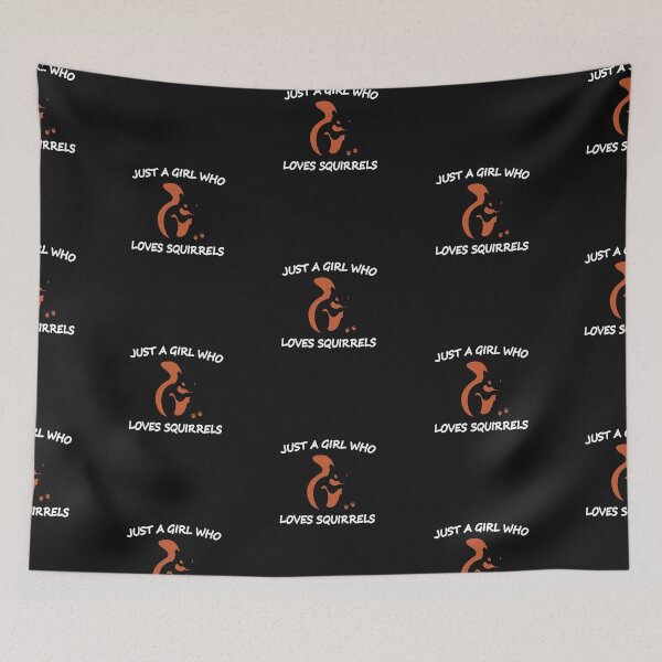 Item preview, Just a girl who loves squirrels animal lover gift designed and sold by CareShare Design.