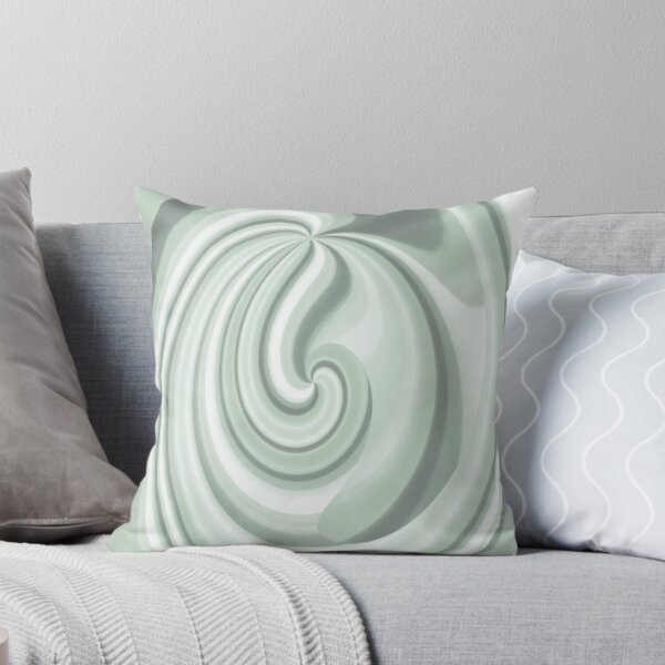 Artikelvorschau,   Hellgrünes blaues Wow-Ei weiche Kante flache Farbe kurvige abstrakte Künstlerin Jenny Meehan entworfen und verkauft von Jenny Meehan Art Prints and Patterns  .