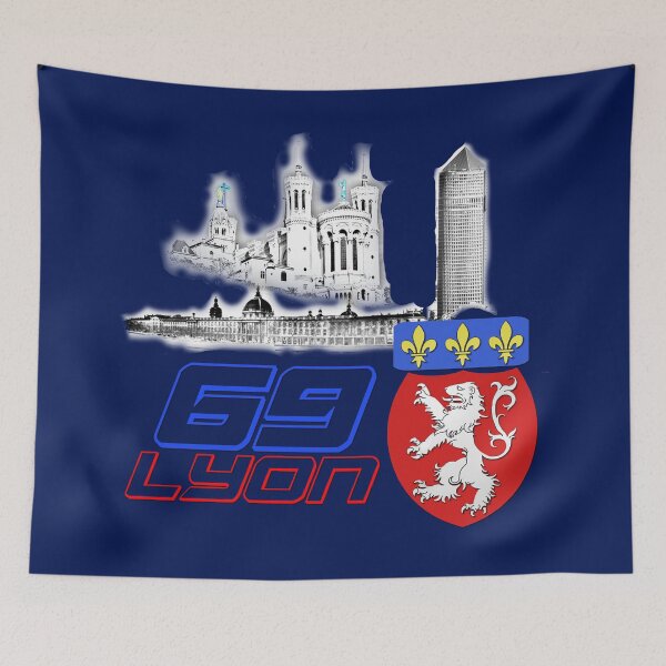 Item preview, Lyon 69, city in France designed and sold by CakTheo.