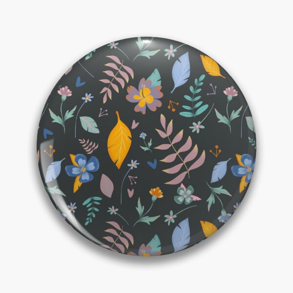 Item preview, Floral pattern dark designed and sold by ArtbyTane.