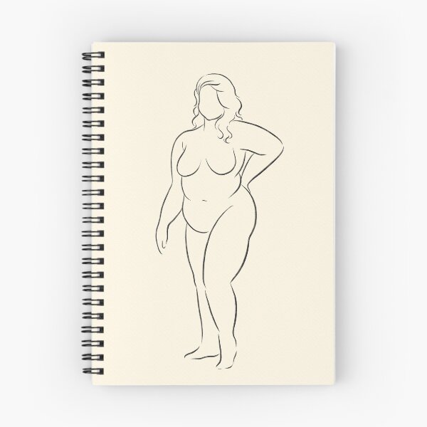 Item preview, Beautiful body positive art minimalist modern line art by bopo watercolour  designed and sold by BopoWatercolour.