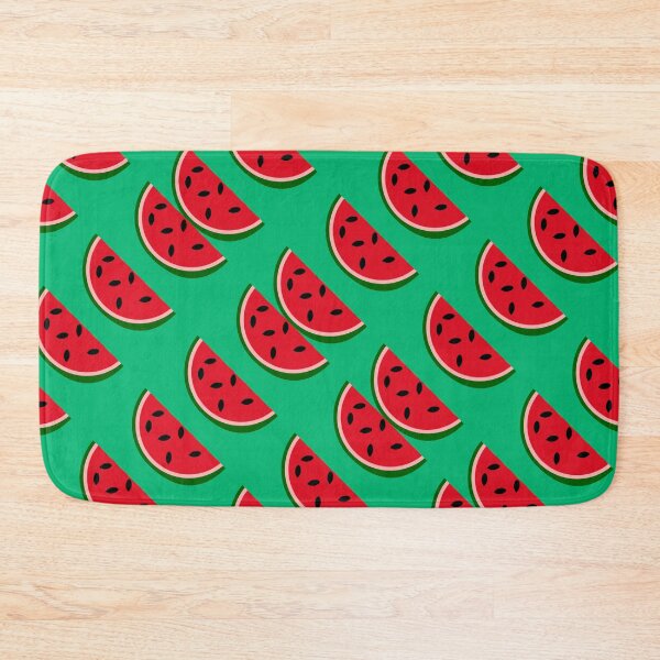 Item preview, watermelons on a green background designed and sold by Kotoapparat.