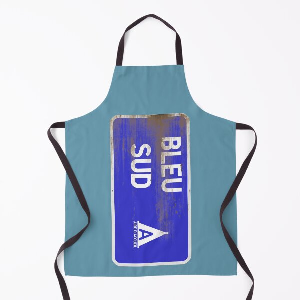 Item preview, Le Mans Bleu Sud Campsite Sign designed and sold by RedFirecracker.