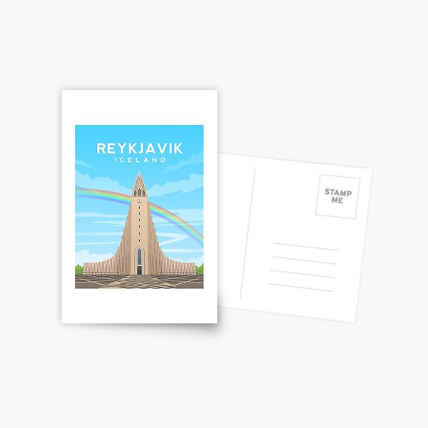 Item preview, Reykjavik, Iceland - Hallgrimskirkja Cathedral designed and sold by typelab.