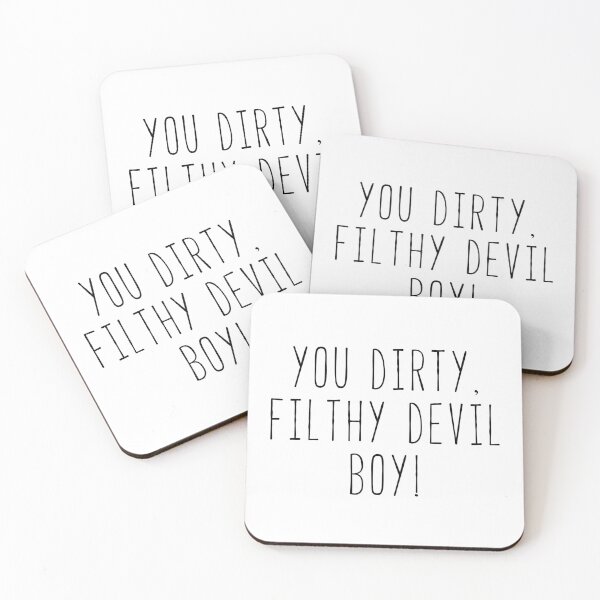 Item preview, Dirty Filthy Devil Boy Kim Quote designed and sold by Sunny Collections.