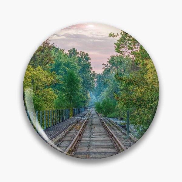 Item preview, Morning Over The Tracks designed and sold by mljdwhite.