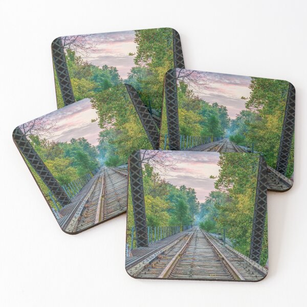 Item preview, Morning Over The Tracks designed and sold by mljdwhite.