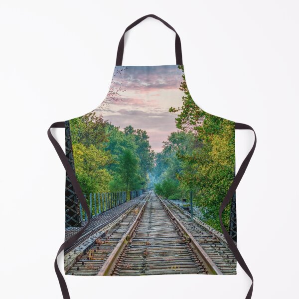 Item preview, Morning Over The Tracks designed and sold by mljdwhite.