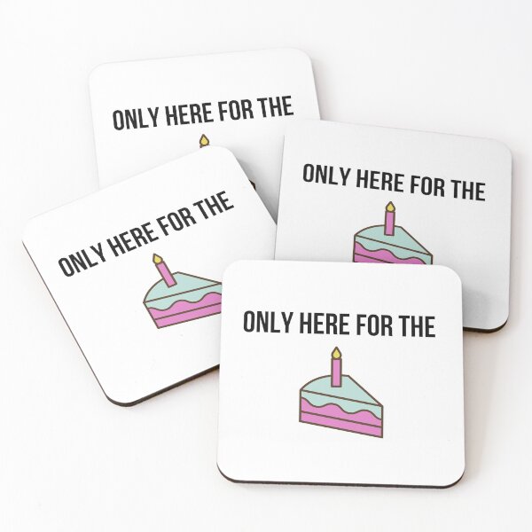 Item preview, Only here for the cake slogan designed and sold by sugarrosekitch.