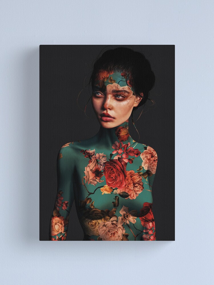 Alternate view of Alone in the crowd Canvas Print