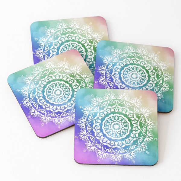Item preview, Mandala - rinbow background. designed and sold by wiwiart.