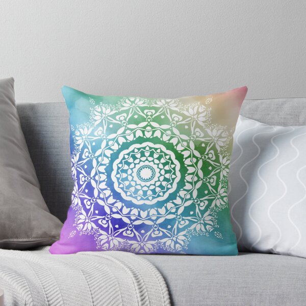 Item preview, Mandala - rinbow background. designed and sold by wiwiart.