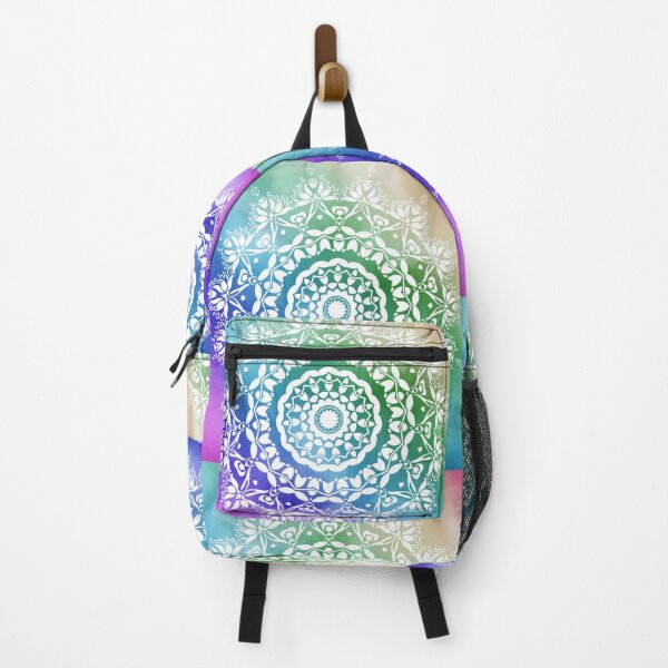 Item preview, Mandala - rinbow background. designed and sold by wiwiart.