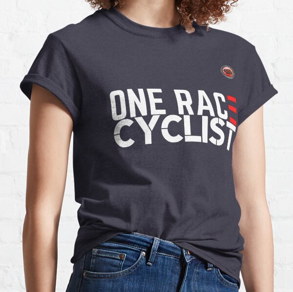 cyclostock - ONE RACE CYCLIST (white) Classic T-Shirt