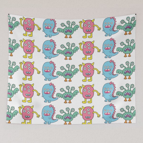 Item preview, The Horrible Monster of Three designed and sold by loveburns.