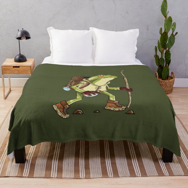 Item preview, Frog hiker frog migration designed and sold by DerSenat.