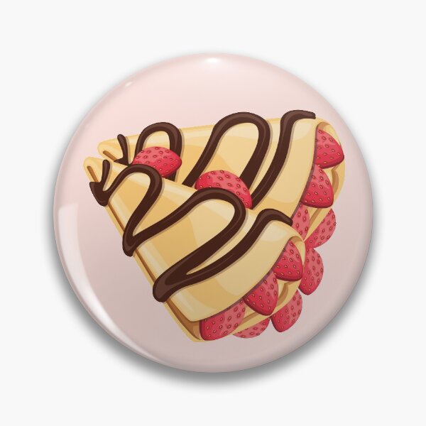Item preview, Strawberry Crepes with Chocolate Drizzle designed and sold by Alicia Chee.
