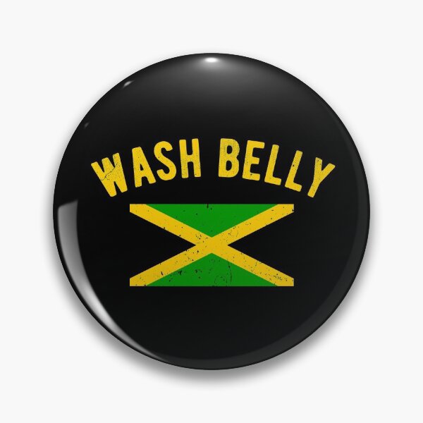 Item preview, Wash Belly Jamaica Slang Funny Jamaican Phrase designed and sold by Kawaiindoodle.