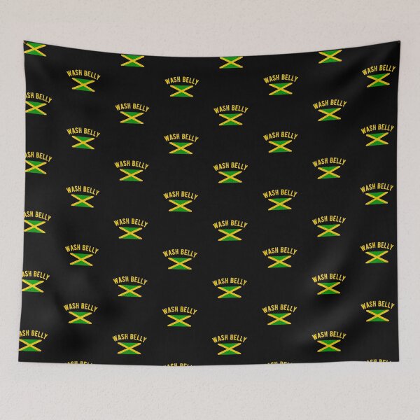 Item preview, Wash Belly Jamaica Slang Funny Jamaican Phrase designed and sold by Kawaiindoodle.