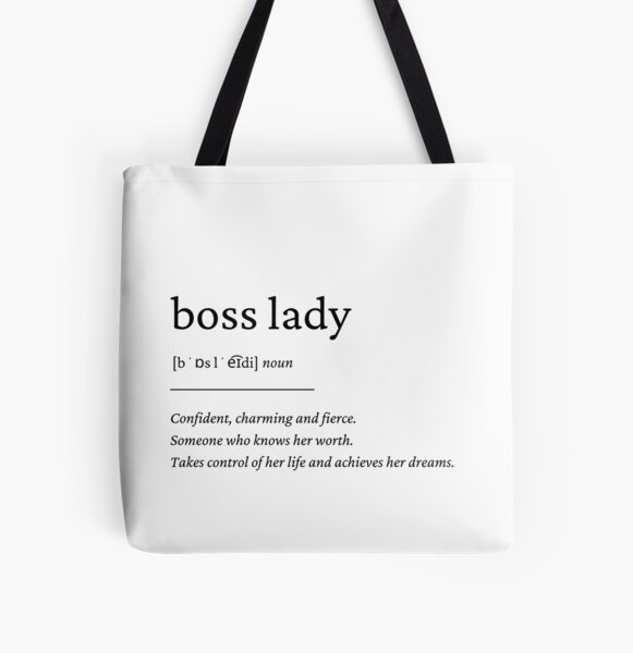 Girl Boss Definition Tote