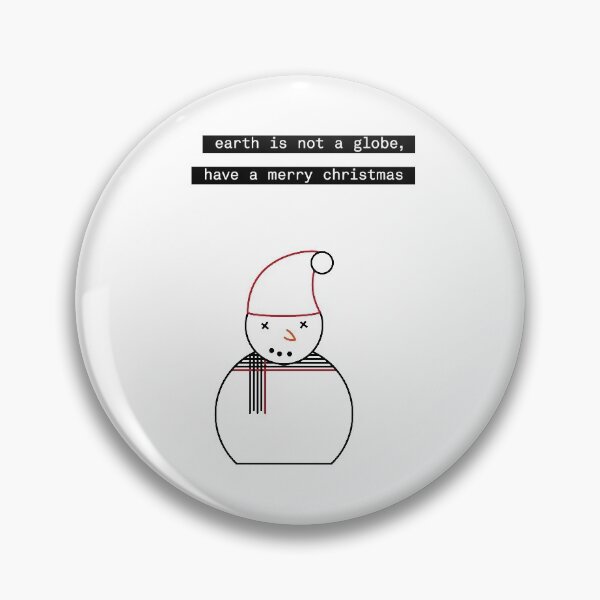Item preview, Flat earth snowman designed and sold by axelle1410.