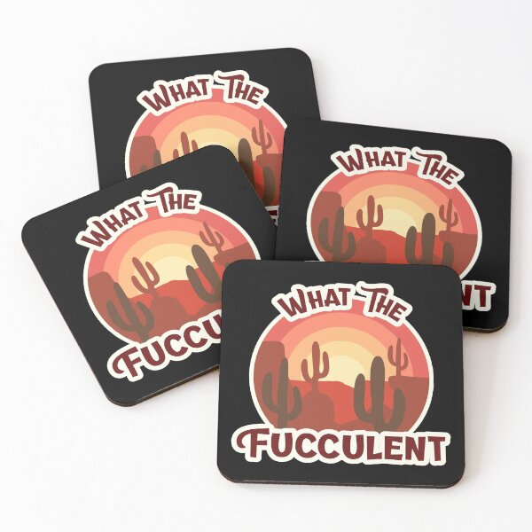 Item preview, what the fucculent cactus succulents gardening retro vintage designed and sold by ChaseCoClothing.