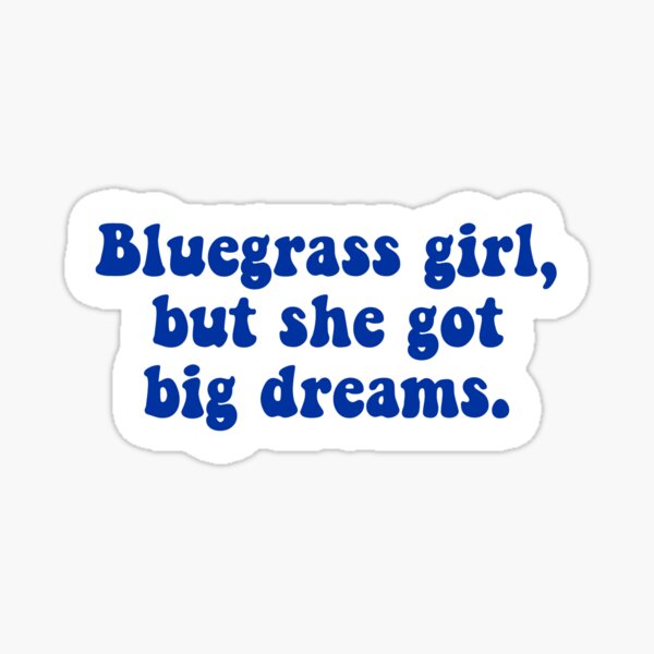 Bluegrass Girl Sticker