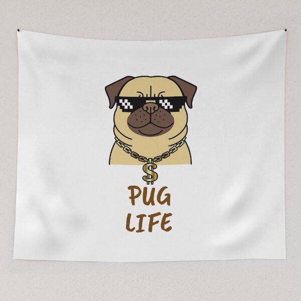 Item preview, Dogface pug life designed and sold by bubble-bulb.