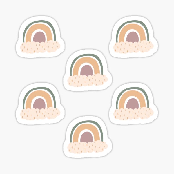 Item preview, Rainbow Baby Stickers designed and sold by Shout-It-Out.