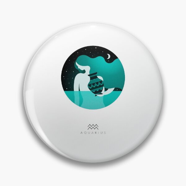 Item preview, Aquarius zodiac sign designed and sold by StyleHubDesign.