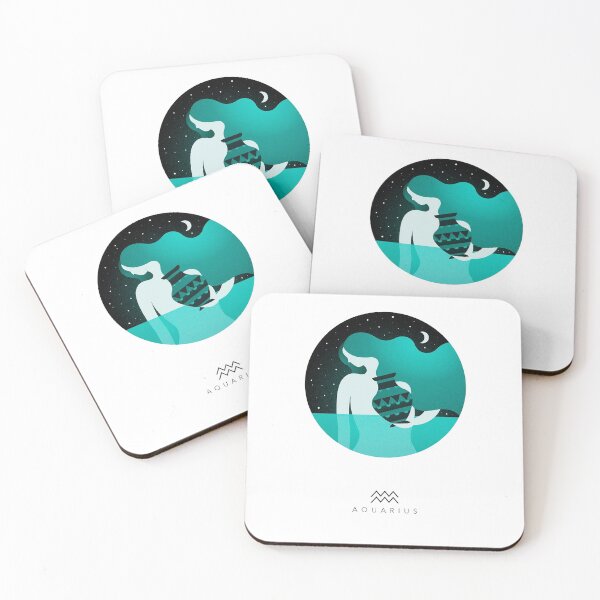 Item preview, Aquarius zodiac sign designed and sold by StyleHubDesign.