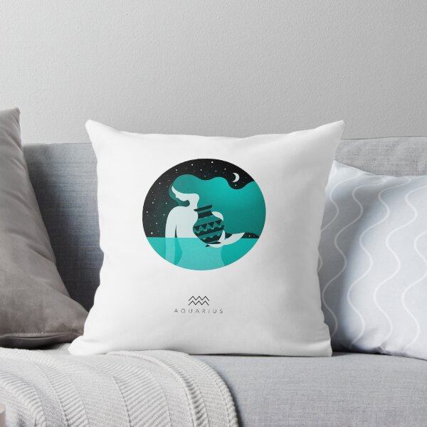 Item preview, Aquarius zodiac sign designed and sold by StyleHubDesign.