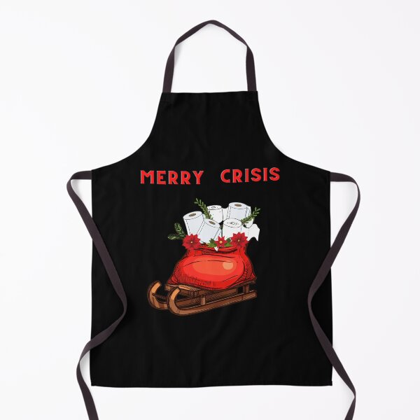 Item preview, Merry Crisis 2020 - Funny Sleigh with Toilet Paper rolls and 2020 Christmas Wish designed and sold by Irelene.
