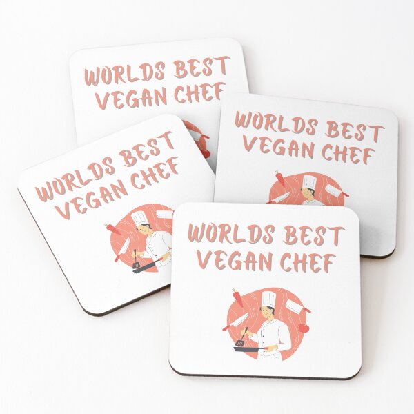 Item preview, Worlds best Vegan Chef designed and sold by Millenial Designs.