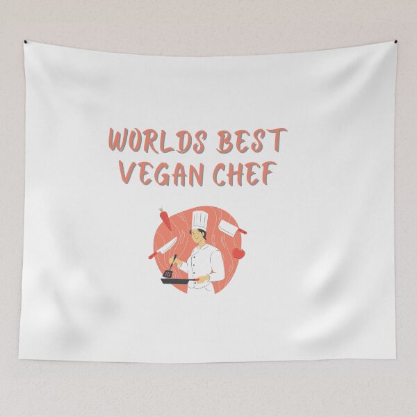 Item preview, Worlds best Vegan Chef designed and sold by Millenial Designs.