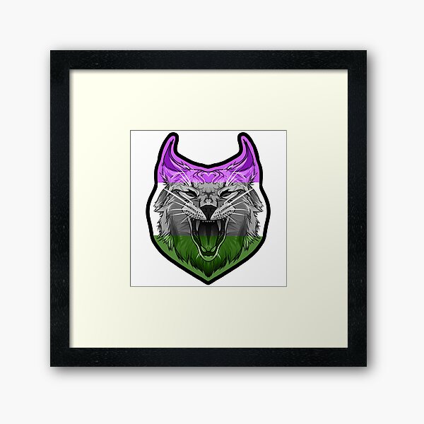 Item preview, Caracal Pride (Gender Queer) designed and sold by IllustrateLaw.