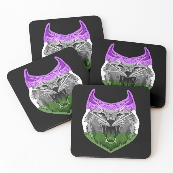 Item preview, Caracal Pride (Gender Queer) designed and sold by IllustrateLaw.