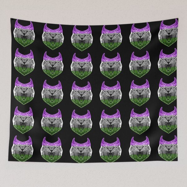 Item preview, Caracal Pride (Gender Queer) designed and sold by IllustrateLaw.