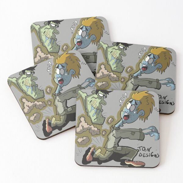 Item preview, halloween scare cartoon illustration designed and sold by toondesigns.