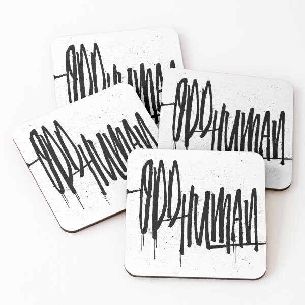Item preview, Oddhuman Graffiti Tag (Black) designed and sold by oddhuman.