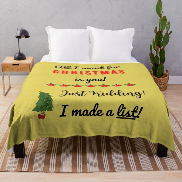 Item preview, Merry christmas All I want for christmas is designed and sold by Mommaspouch.