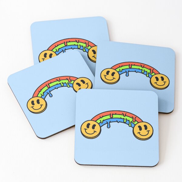 Item preview, Acid Smiley Dripping Rainbow designed and sold by hadicazvysavaca.