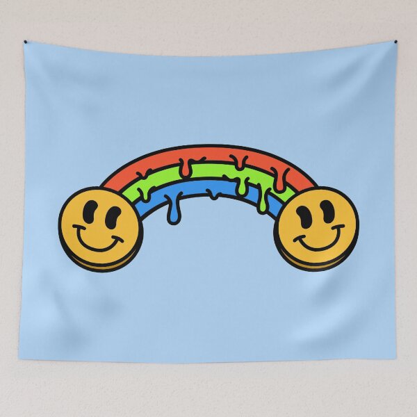 Item preview, Acid Smiley Dripping Rainbow designed and sold by hadicazvysavaca.