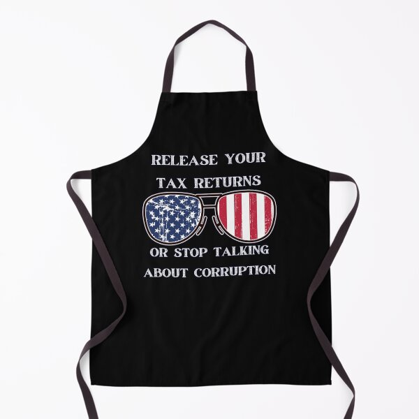 Item preview, Release Your Tax Returns OR Stop Talking About Corruption quote Glasses Presidential Debate 2020 Trump Biden designed and sold by RKSDesigns.