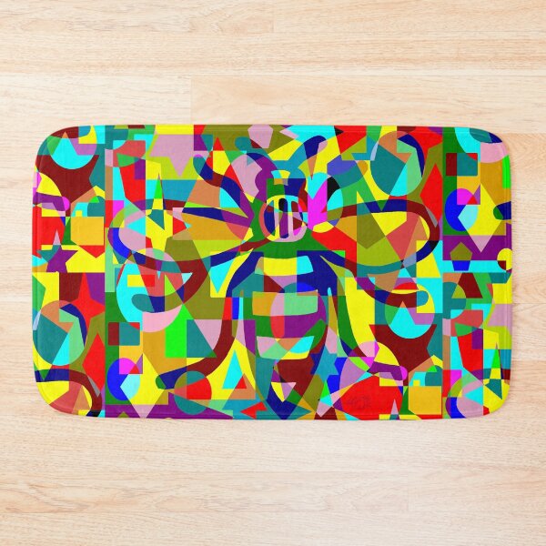 Item preview, Manchester Worker Bee Multicoloured 2021 designed and sold by MarkEdz.