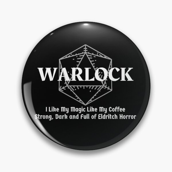 Item preview, "I Like My Magic Like My Coffee" DnD Warlock Class  designed and sold by ToplineDesigns.
