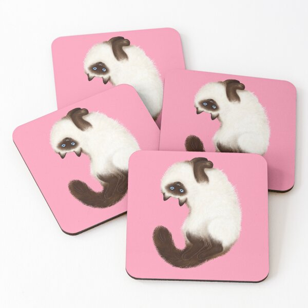 Item preview, Himalayan Cat (Pink Background) designed and sold by illucalliart.